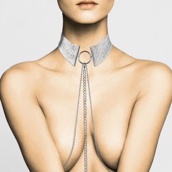 BIJOUX - DÉSIR MÉTALLIQUE COLAR METLICO DE PRATA - Image 3