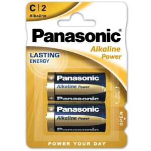 PANASONIC – BRONZE BATTERY C LR14 2 UNIDADES