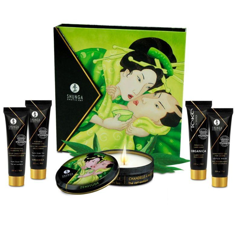 Ilhaerotica - SHUNGA - KIT DE CHÁ VERDE ORGÂNICO SECRET GEISHA
