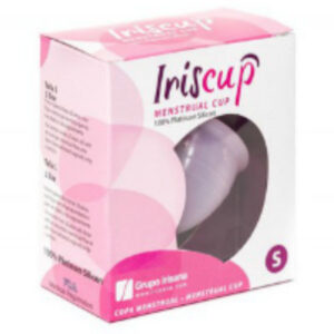 IRISCUP – COPO MÊS PEQUENO ROSA A + SACO ESTERILIZADOR GRATUITO