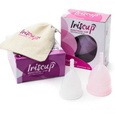 IRISCUP - COPO MÊS PEQUENO ROSA A + SACO ESTERILIZADOR GRATUITO - Image 3