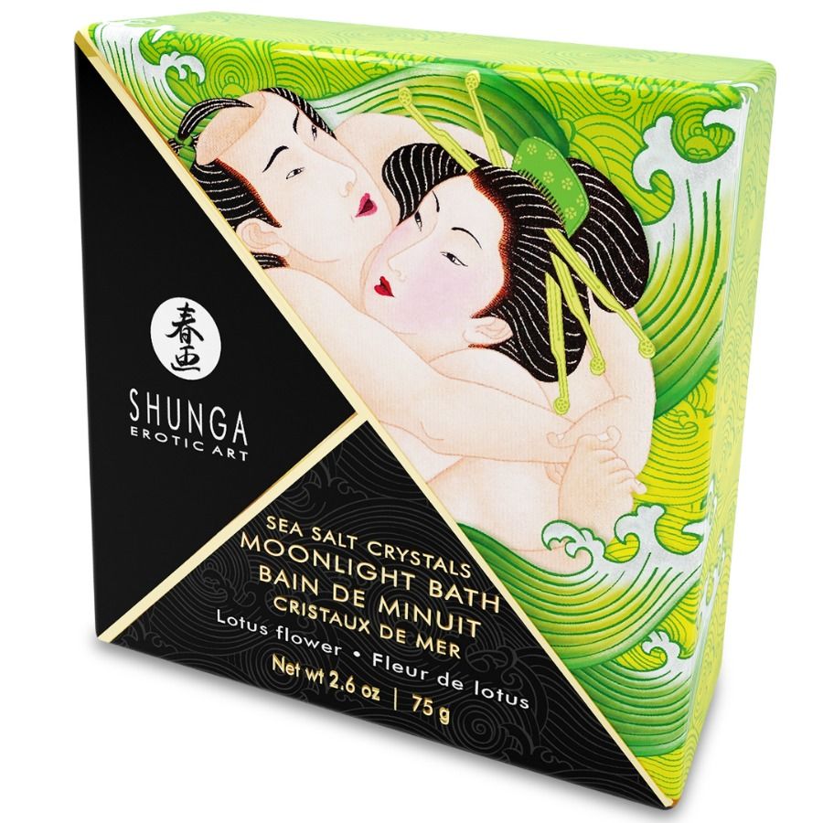 Ilhaerotica - SHUNGA - BANHO OU SAIS COM SABOR DE LÓTUS 75 GR