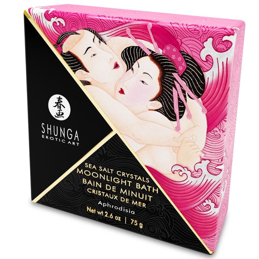 Ilhaerotica - SHUNGA - SAIS DE BANHO PERFUMADOS DE AFRODÍSIA 75 GR