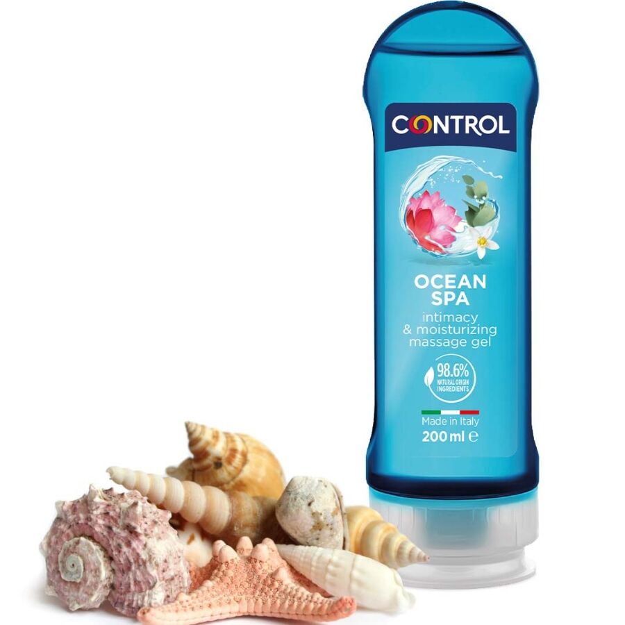 Ilhaerotica - CONTROL - 2 EN 1 MASSAGEM & PRAZER MAR MEDITERRNICO 200 ML