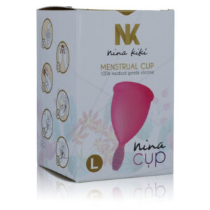 NINA KIKÍ – COPO MENSTRUAL ROSA TAMANHO L