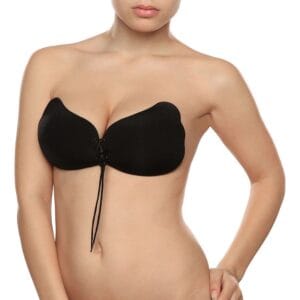 BYE-BRA – LACE-IT APRIMORAMENTO PUSH-UP PRETO COPO A