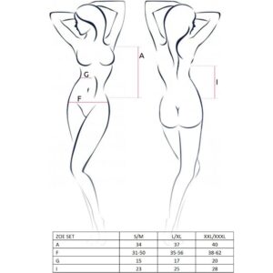 PASSION – CONJUNTO WOMAN ZOE TAMANHO S/M