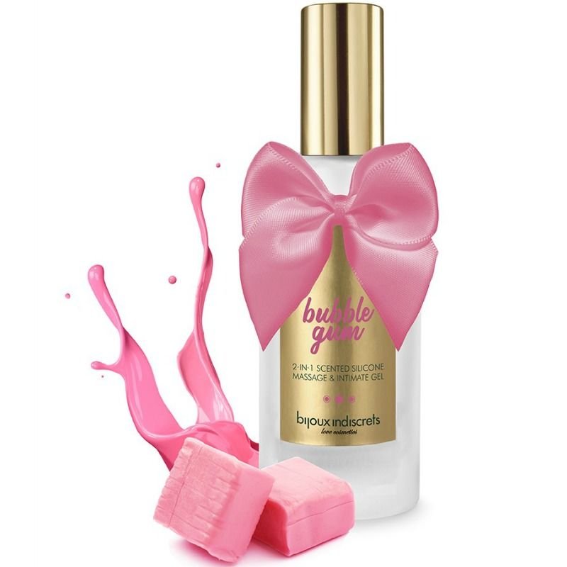 Ilhaerotica - BIJOUX - BUBBLE GUM GEL 2 EM 1 SILICONE GOMA DE MORANGO 100 ML