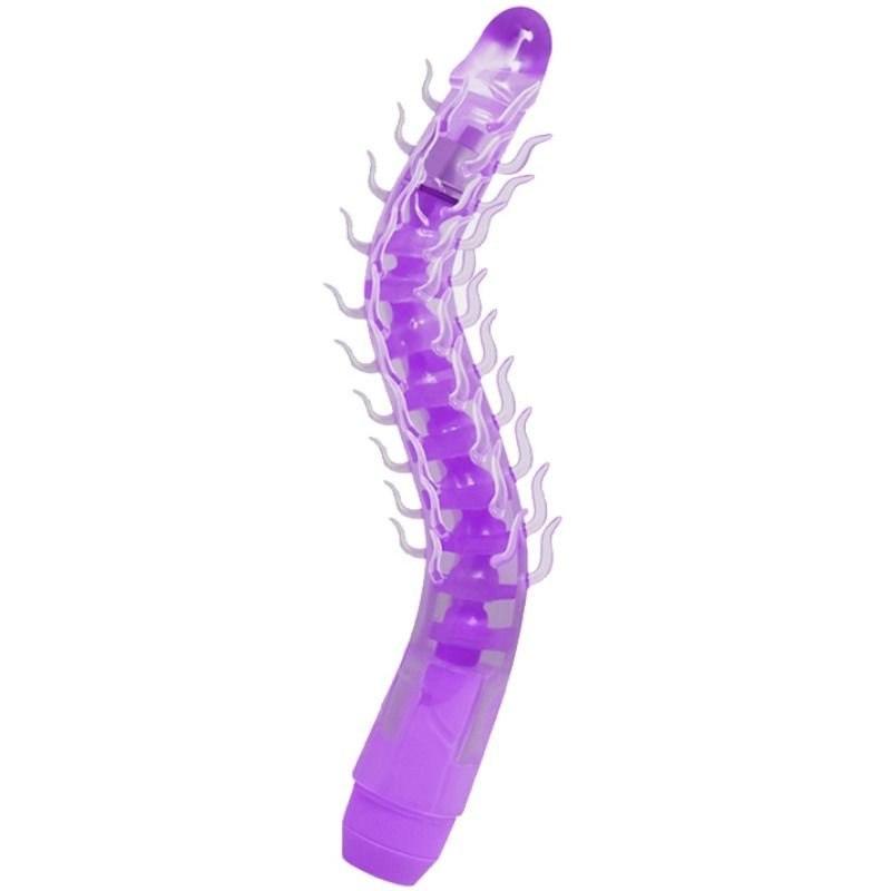 Ilhaerotica - BAILE - FLEXI VIBE SENSUAL SPINE DILDO VIBRATÓRIO DOBRVEL LILAL 23.5 CM
