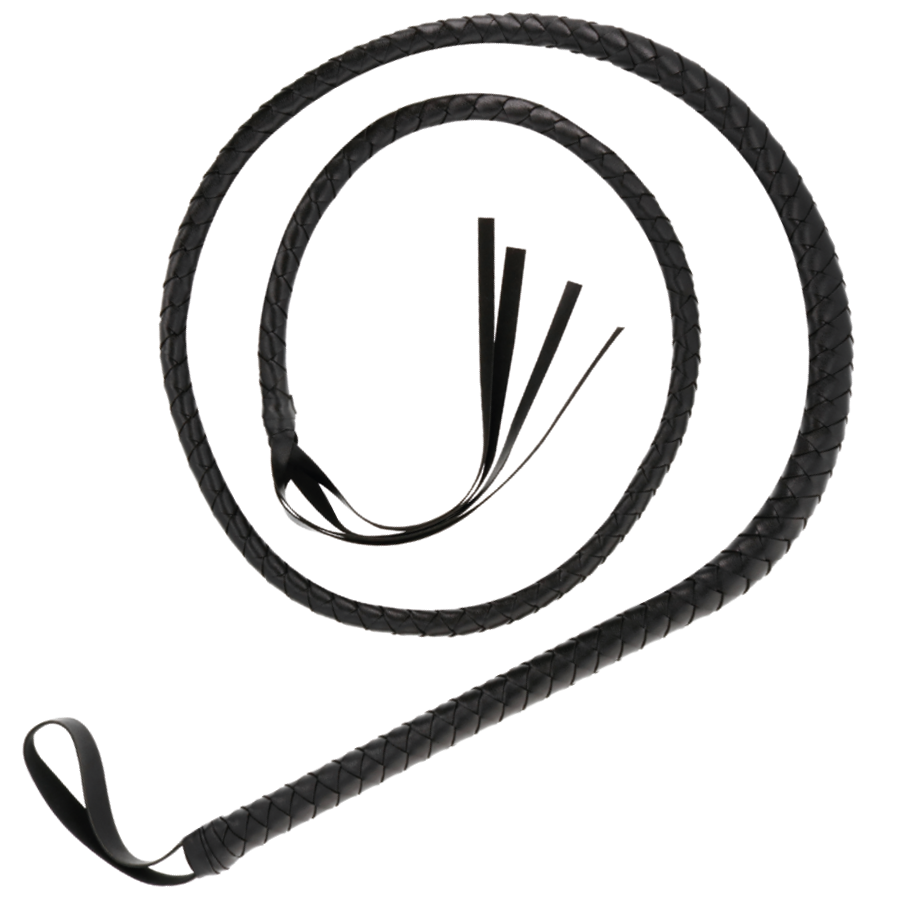 Ilhaerotica - DARKNESS - CHICOTE BONDAGE PRETO 210CM