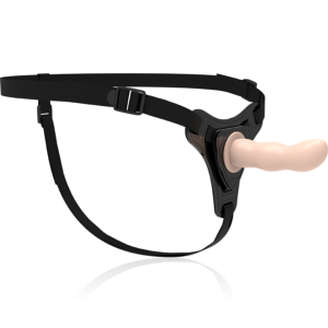 FETISH SUBMISSIVE HARNESS – FLESH SILICONE G-SPOT 12,5 CM