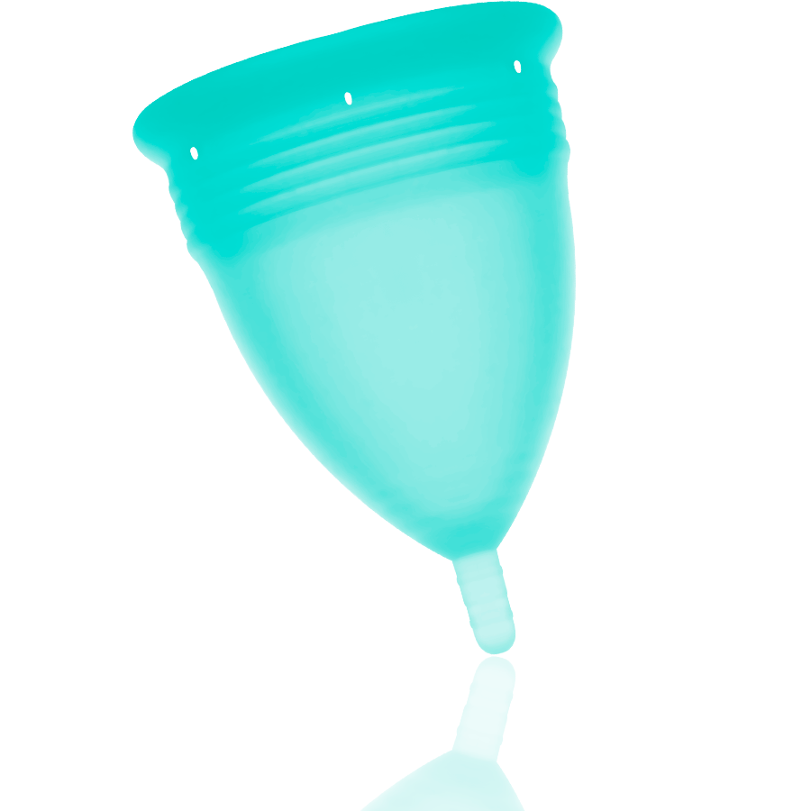 STERCUP - COPO MENSTRUAL DE SILICONE FDA TAMANHO S AQUAMARINE - Image 2