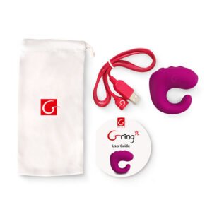 G-VIBE – FUN TOYS GRING ANEL VIBRADOR XL FRAMBOESA DOCE