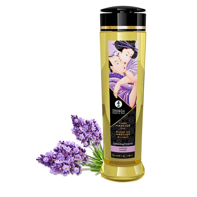 Ilhaerotica - SHUNGA - ÓLEO DE MASSAGEM ERÓTICA SENSATION 240 ML
