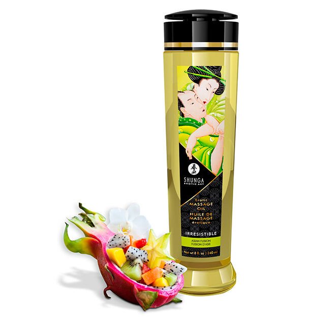 Ilhaerotica - SHUNGA - ÓLEO DE MASSAGEM ERÓTICA IRRESISTÍVEL 240ML
