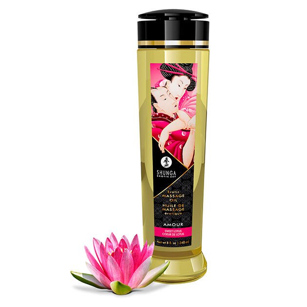 Ilhaerotica - SHUNGA - ÓLEO DE MASSAGEM AMOR ERÓTICO 240 ML