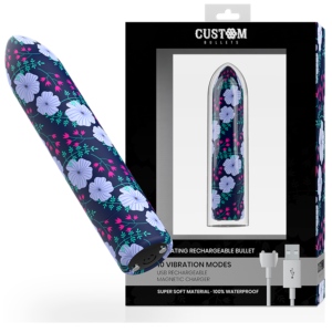 CUSTOM BULLETS – PERSONALIZADAS BALAS RECARREGÁVEIS PRIMAVERA 10 INTENSIDADES