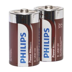 PHILIPS – POWER ALKALINE PILA D LR20 BLISTER * 2