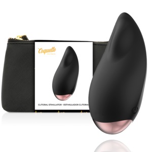COQUETTE TOYS – ESTIMULADOR CLITORIAL PRETO / OURO
