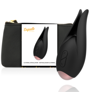 COQUETTE TOYS – ESTIMULADOR CLITORIAL PRETO / OURO