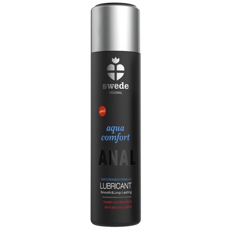 Ilhaerotica - SWEDE - AQUA COMFORT LUBRIFICANTE À BASE DE ÁGUA ANAL 120 ML