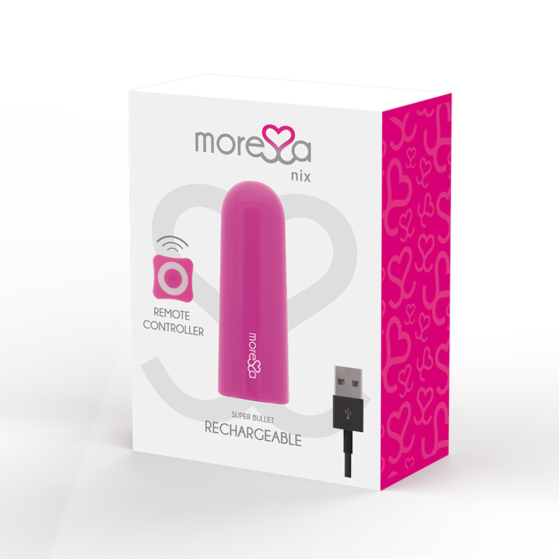MORESSA - NIX VIBRADOR CONTROLE REMOTO ROSA - Image 3