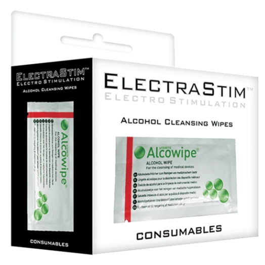 Ilhaerotica - ELECTRASTIM - PACOTE DE SAQUETAS DE LIMPEZA ESTÉRIL