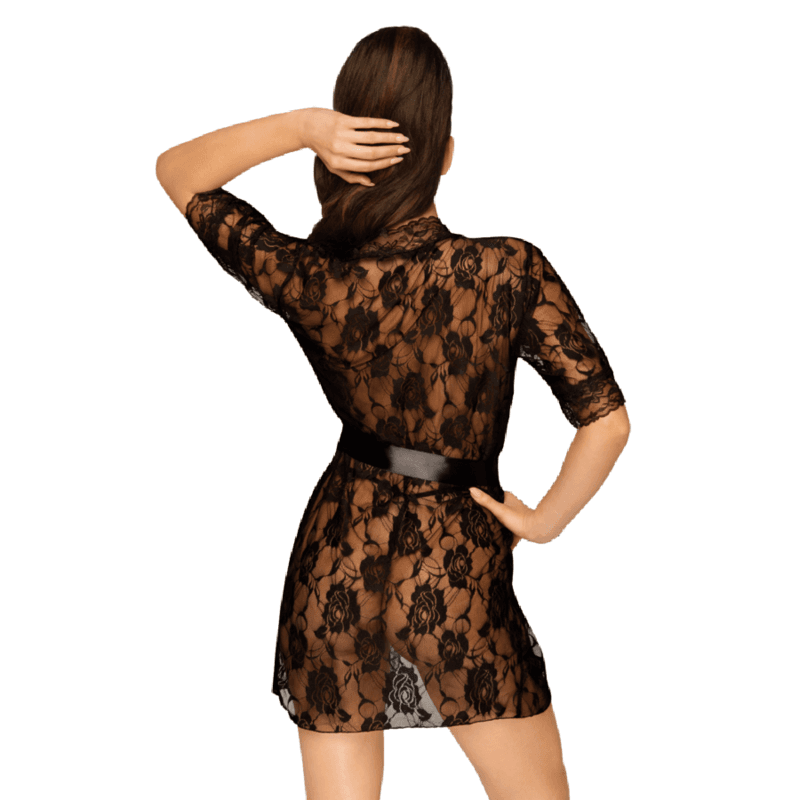 PENTHOUSE - SWEET RETREAT PEIGNOIR PRETO XL - Image 2