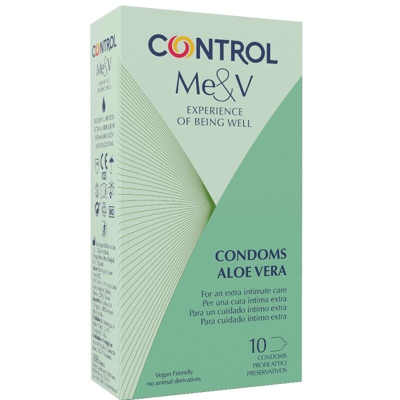 Ilhaerotica - CONTROL - PRESERVATIVOS COM ALOE VERA 10 UNIDADES