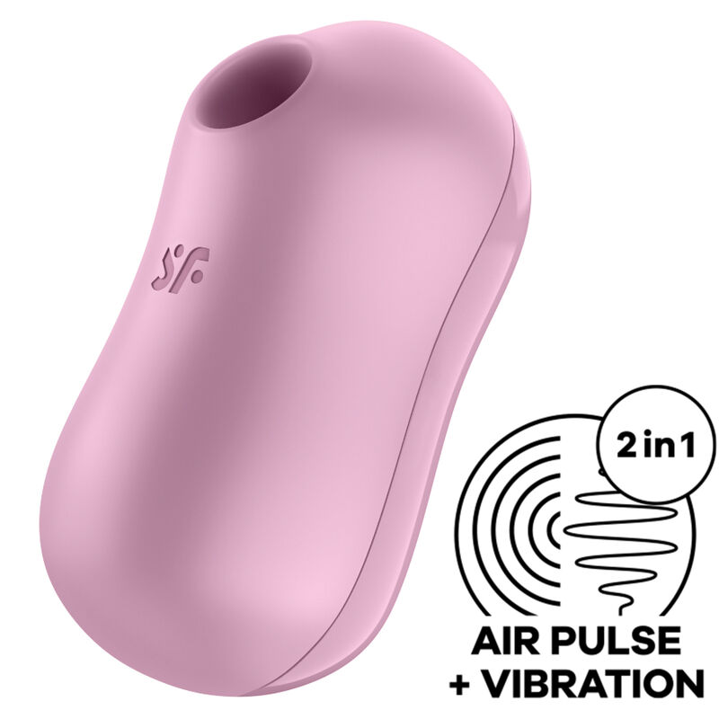 Ilhaerotica - SATISFYER - ESTIMULADOR E VIBRADOR DE PULSO DE AR COTTON CANDY LILÁS