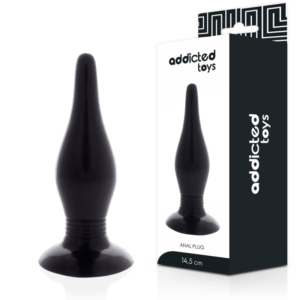 ADDICTED TOYS – PLUG ANAL 14.5 CM PRETO
