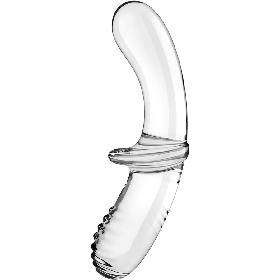 Ilhaerotica - SATISFYER - DILDO DE CRISTAL DUPLO TRANSPARENTE
