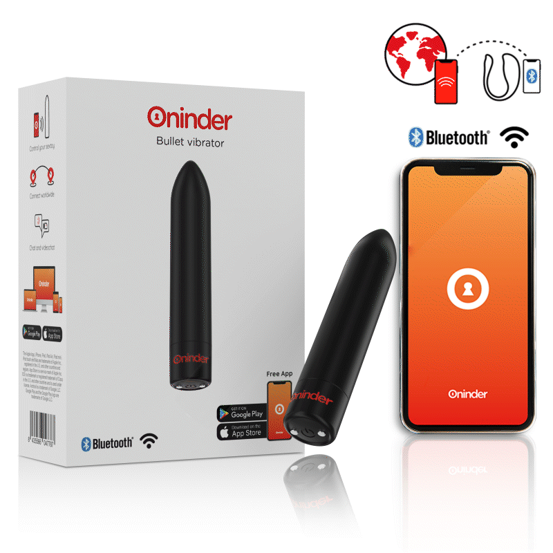 Ilhaerotica - ONINDER - BERLIN BULLET VIBRADOR PRETO 9 MODOS 8