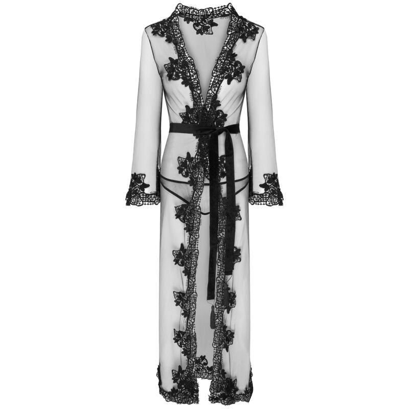 LIVCO CORSETTI FASHION - NOKINA LC XG055 VESTIDO G + CALCINHA PRETA TAMANHO ÚNICO - Image 3