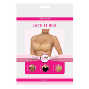 BYE-BRA – LACE-IT APRIMORAMENTO PUSH-UP PRETO COPO B