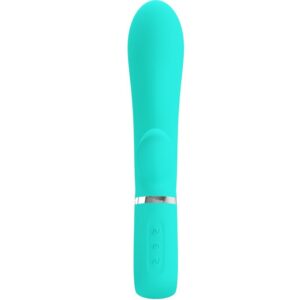 PRETTY LOVE – VIBRADOR MULTIFUNO G-SPOT THOMAS AQUA VERDE