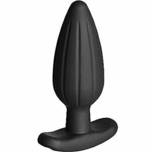 ELECTRASTIM – PLUG ANAL DE SILICONE PRETO ROCKER GRANDE