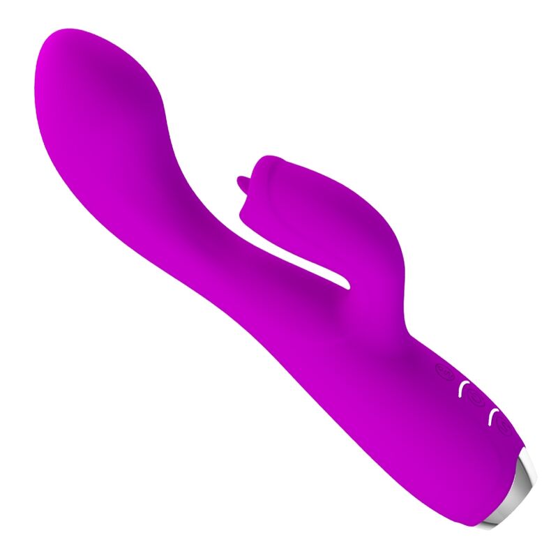 Ilhaerotica - PRETTY LOVE - VIBRADOR DE COELHO RECARREGVEL GLORIA - ROXO IMPERMEVEL