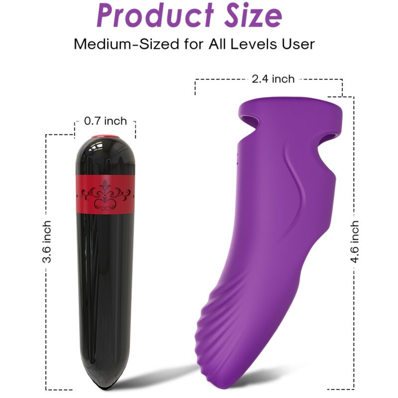 Ilhaerotica - ARMONY - AURORA VIBRADOR DEDO ROXO
