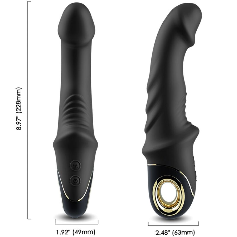 Ilhaerotica - ARMONY - JOYBLADE DILDO VIBRADOR ROTATOR PRETO