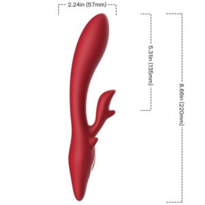 ARMONY – ELK VIBRADOR COELHO CURVADO VERMELHO