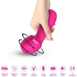 ARMONY – DAZZLE MASSAGER E VIBRADOR PEQUENO FÚCSIA