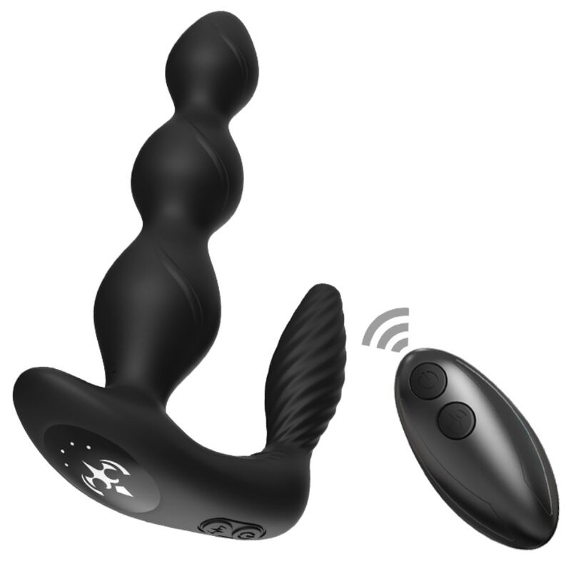 Ilhaerotica - ARMONY - VIBRADOR E ESTIMULADOR MANFUN PLUG ANAL CONTROLE REMOTO PRETO