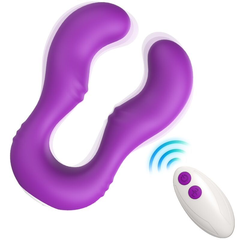 Ilhaerotica - ARMONY - VIBRADOR SERAPH DUPLO CONTROLE REMOTO ROXO
