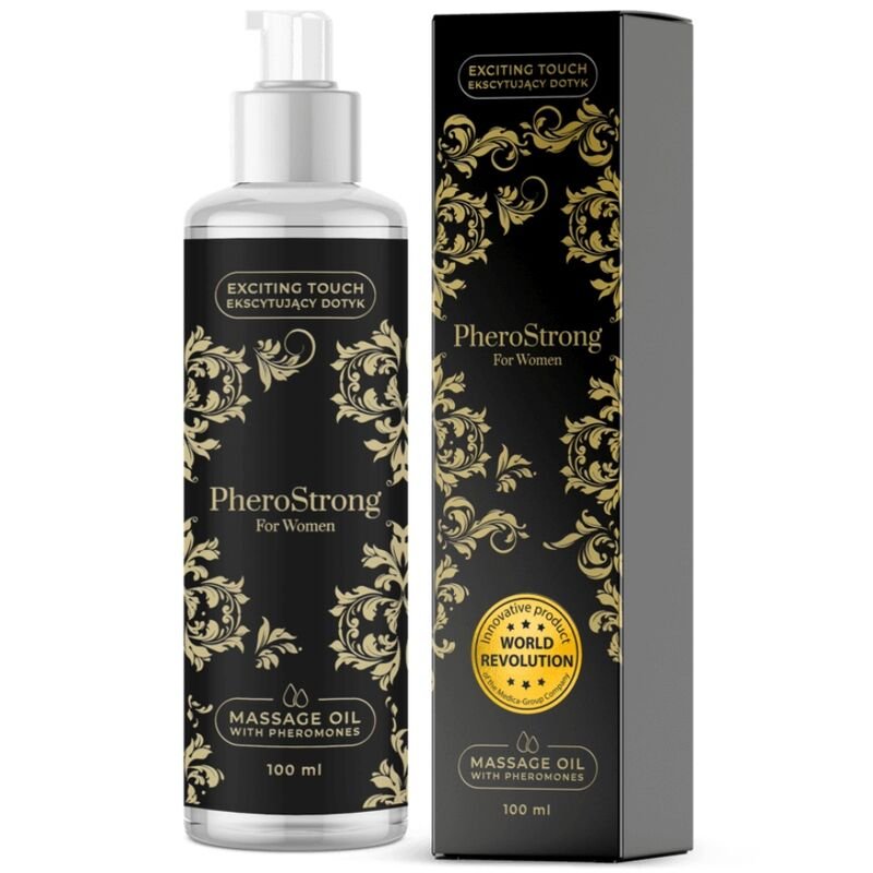 Ilhaerotica - PHEROSTRONG - ÓLEO DE MASSAGEM PARA MULHERES 100 ML