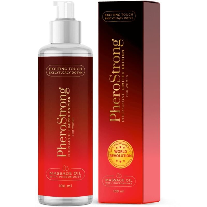 Ilhaerotica - PHEROSTRONG - ÓLEO DE MASSAGEM EDIO LIMITADA PARA MULHERES 100 ML