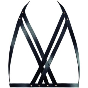 BIJOUX INDISCRETS MAZE – HALTER BRA HARNESS PRETO