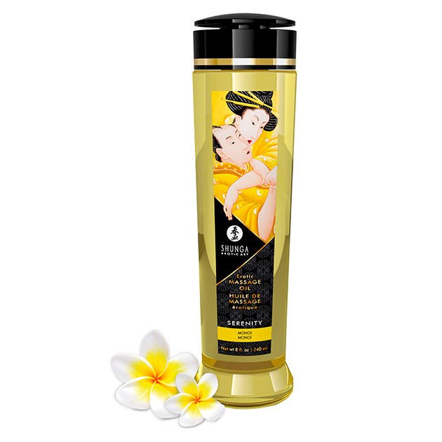 Ilhaerotica - SHUNGA - ÓLEO DE MASSAGEM ERÓTICA SERENITY 240 ML
