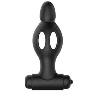 MR PLAY – PLUG ANAL DE SILICONE COM VIBRAO