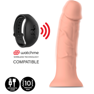 MYTHOLOGY – ASHER ORIGINAL DILDO S – VIBRADOR COMPATÍVEL COM A TECNOLOGIA WATCHME WIRELESS